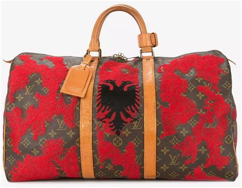 albania flag vintage louis vuitton|The history of the Louis Vuitton bag with the Albanian flag. Who .